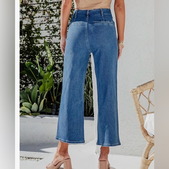 Capri buttonfly capri jeans - Picture 2 of 6